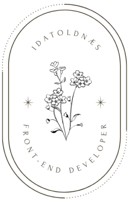 a floral logo for ida toldnaes